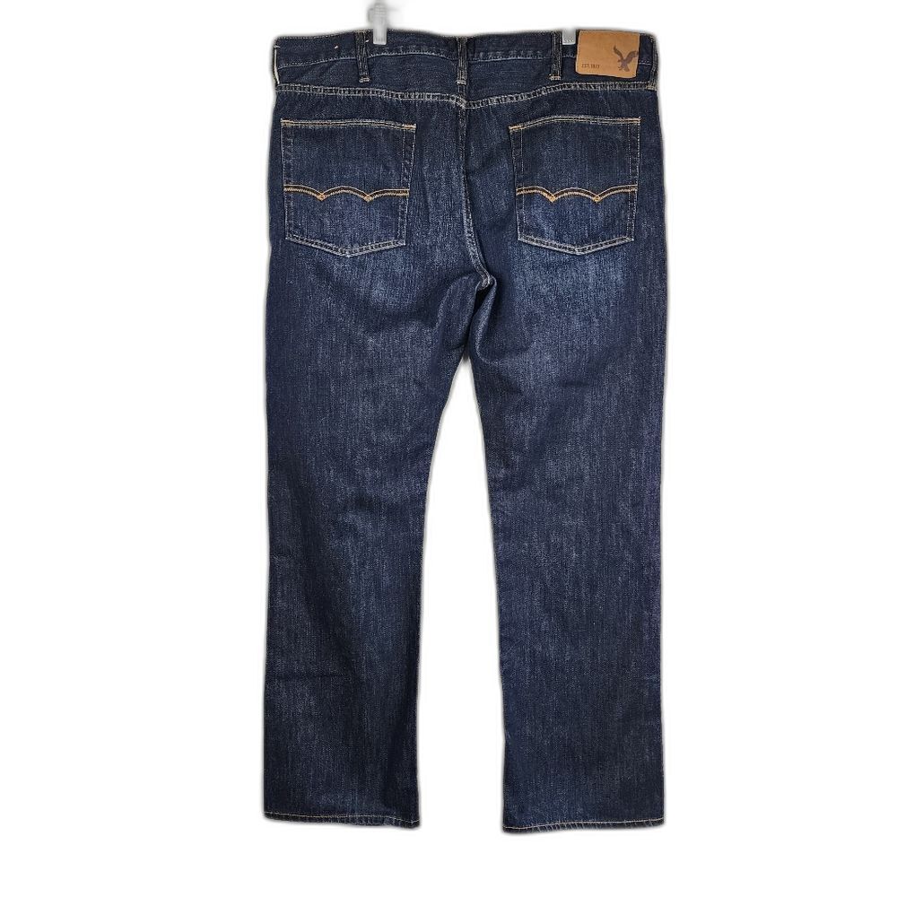 AEO American Eagle Outfitters Original Straight Jeans Dark Wash Man's Size 38/32